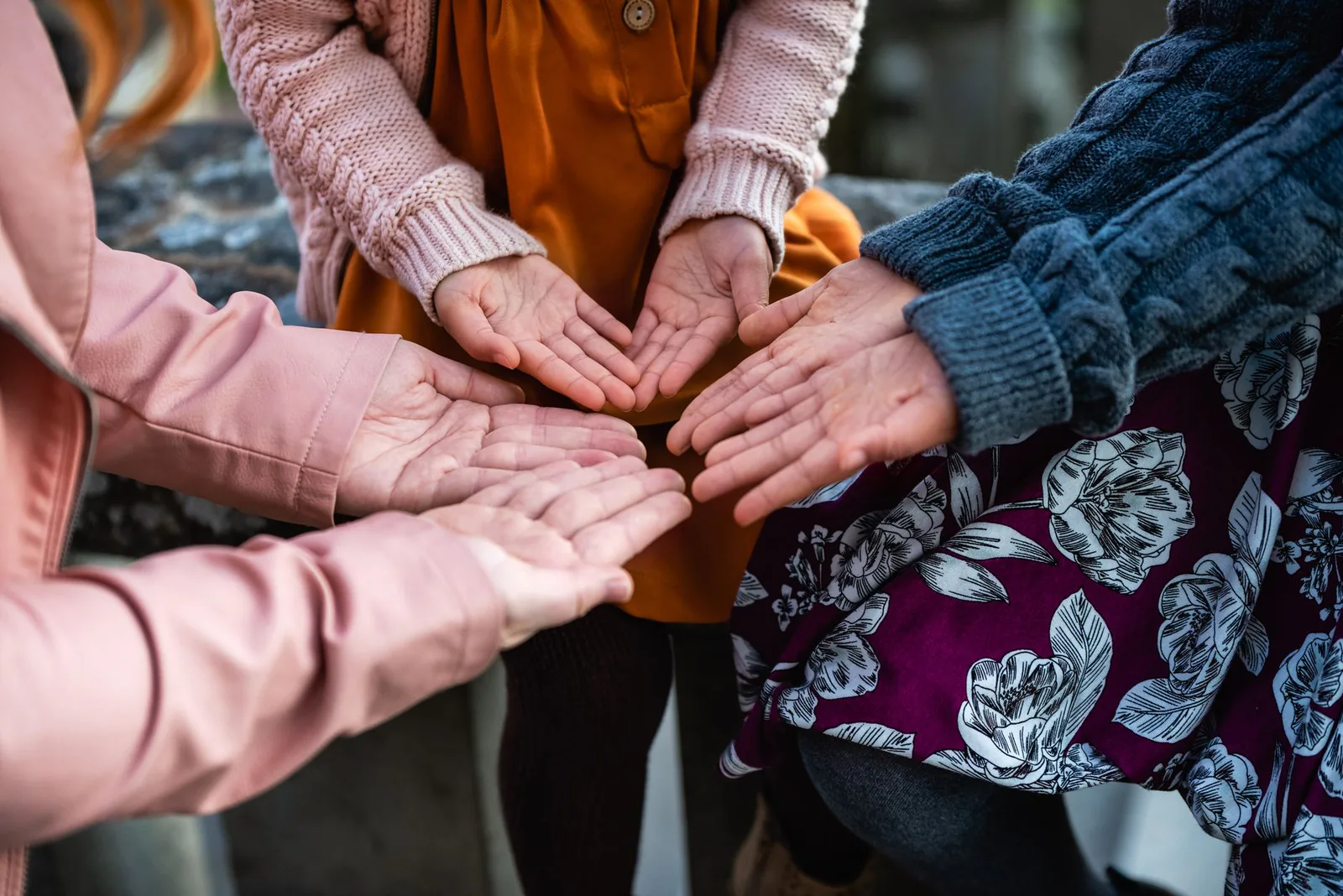 Hands forming a circle, symbolizing community and solidarity